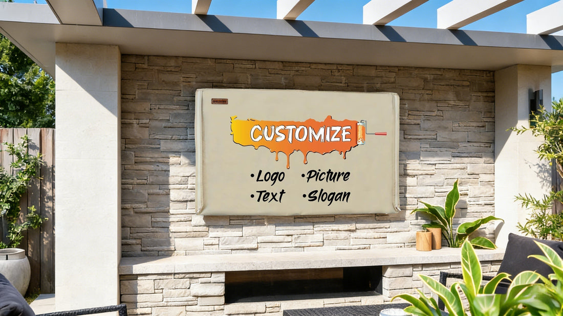 No More Boring TV Covers! ICLOVER Custom Outdoor Cover – Make It Yours Today