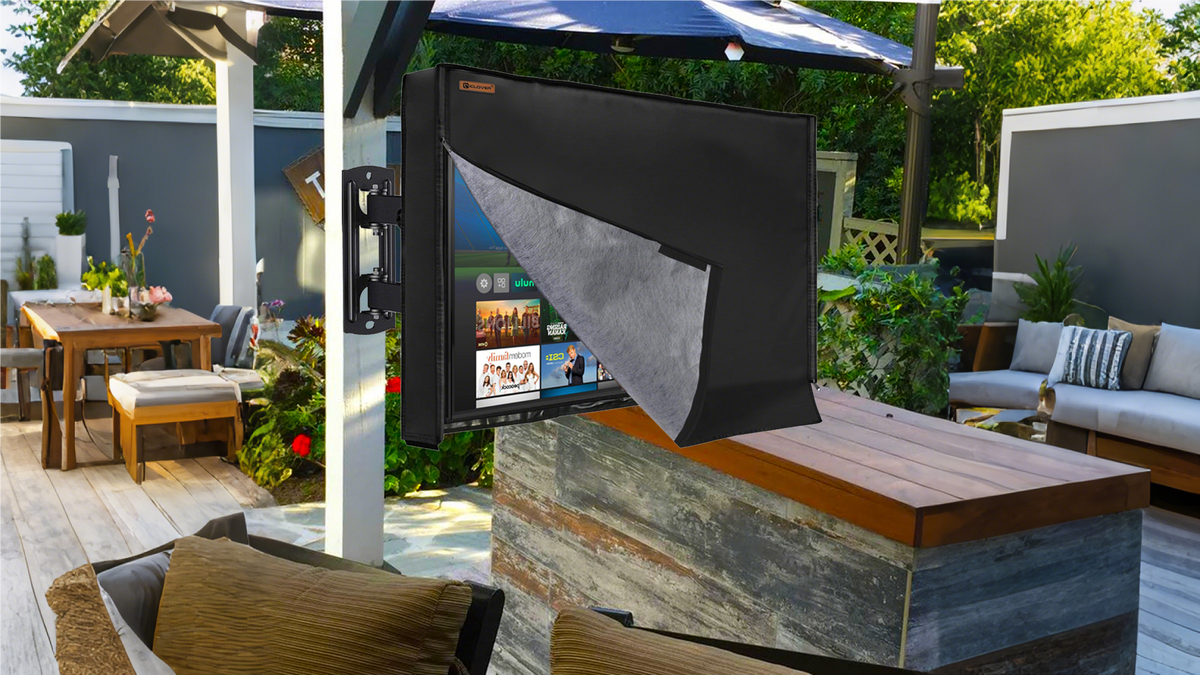 🛡️ Keep Your TV Safe Year-Round with This TV Cover with Non-Scratch Soft Liner 📺