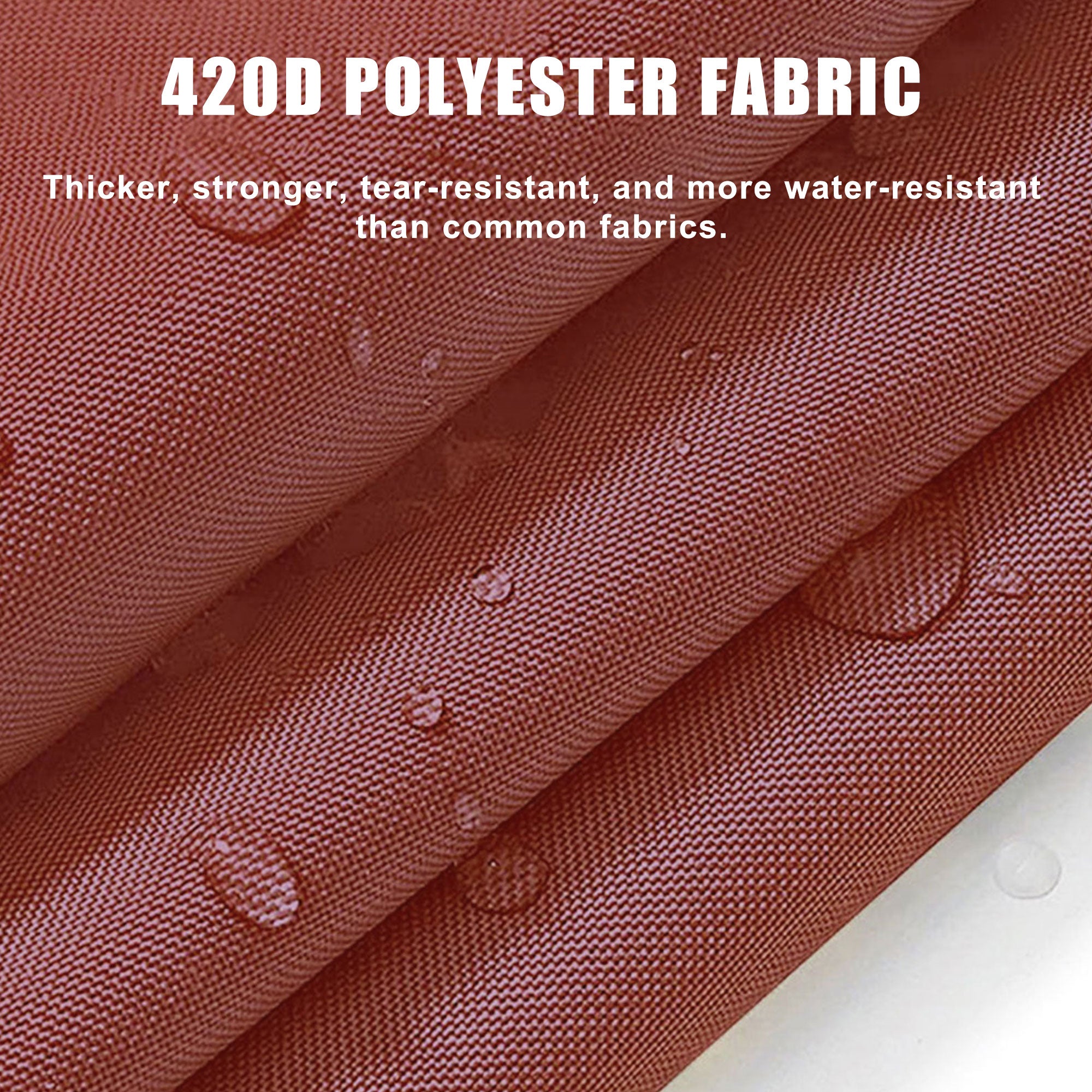12' x 12' Square Waterproof Sun Shade Sail, Sail Shades Canopy Cloth Shelter Cover, 95% UV Blockage & Water Resistant, Sunshade Awning Canopies Outdoor for Patio Garden Backyard Deck -Rust Red