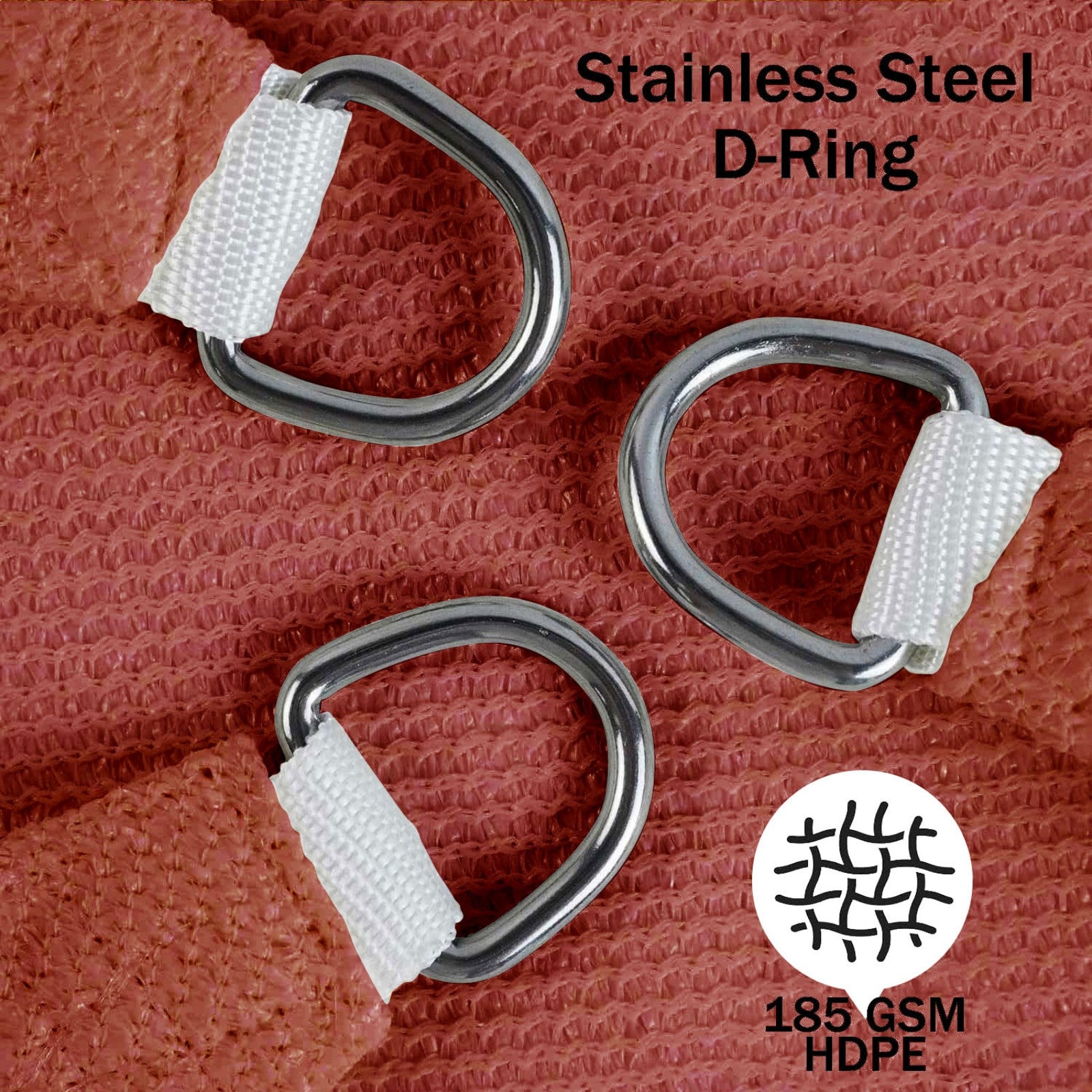 12' x 16' Rectangle Sun Shade Sail, Permeable Sail Shades Canopy Cloth Shelter Cover, 185 GSM HDPE 95% UV Blockage, Sunshade Awning Canopies Outdoor for Patio Garden Backyard Deck -Rust Red