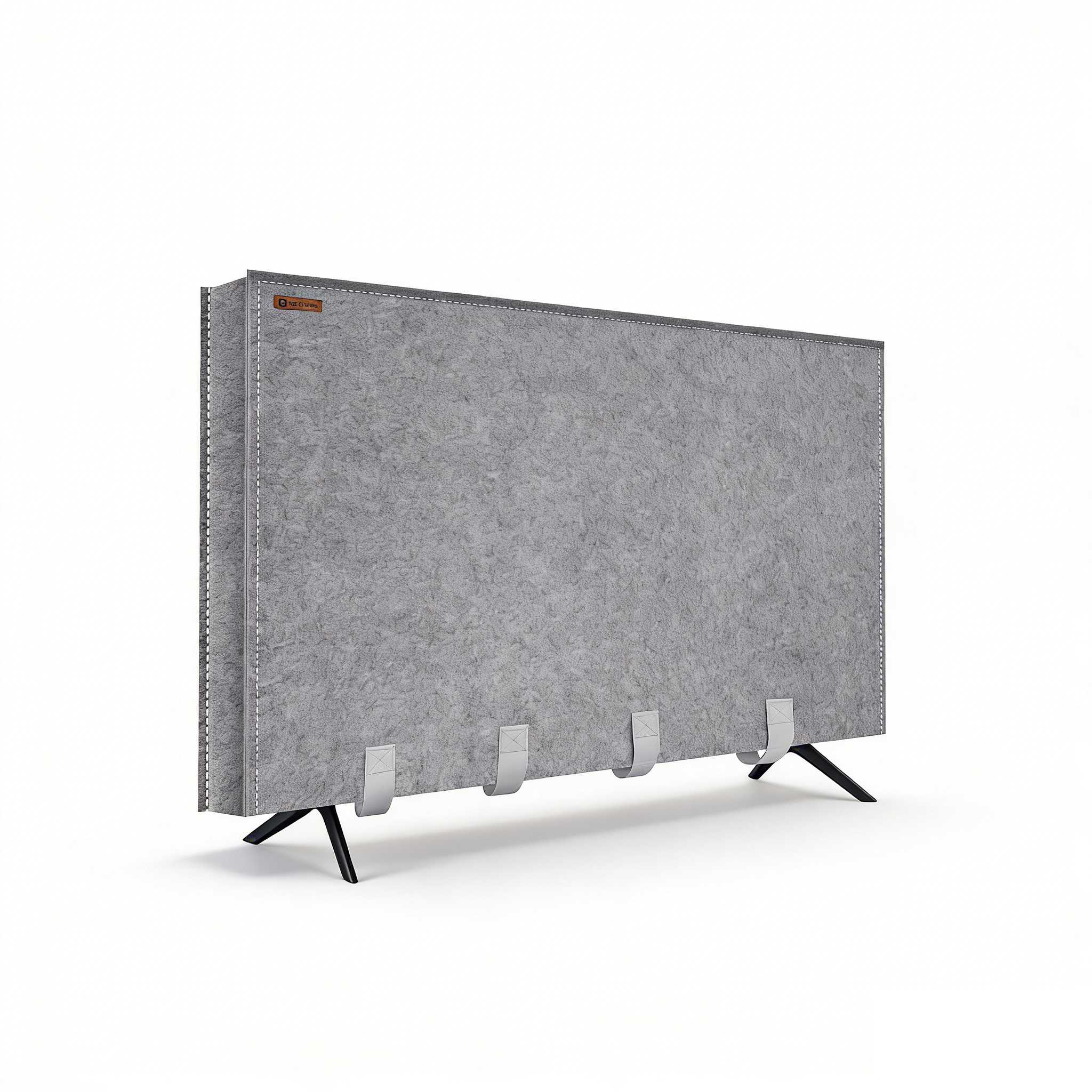 Felt TV Cover for Moving - Tear Resistance Thick TV Protector Dust Covers with Bottom Straps