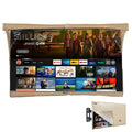 TV Cover for Amazon Fire TV - Weatherproof TV Screen Protector Remote Control Pocket