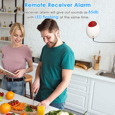 IC ICLOVER Pool Alarm with Remote Receiver, Underwater Immersion Drown Monitor System, Poolside Alarms for Inground Pools, Secure with Screws, Kids Toddler Pets Swimming Pool Safety Guard Protection