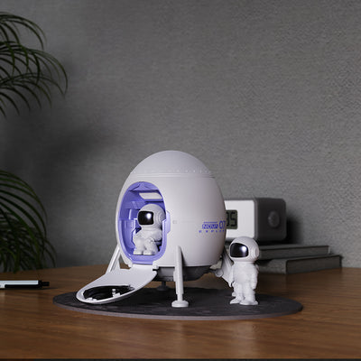 IC ICLOVER Astronaut Star Projector Night Light, Kids Room Decor Aesthetic, Galaxy Nebula Projector Light with Timer, 360°Adjustable with Remote Control, Space Gifts for Bedroom, Gaming Room