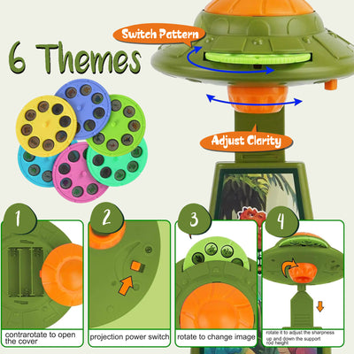 IC ICLOVER Drawing Projector for Kids, Art Sketcher Projector with 48 Patterns & Graffiti Boards & Pen, Drawing and Tracing Smart Projector Toys, Children Learn to Sketch and Draw, Birthdays Christmas Boys Girls Gifts