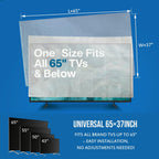 Foam Flat Screen TV Cover - Flat Screen TV Protection with Bubble TV Protective Cover