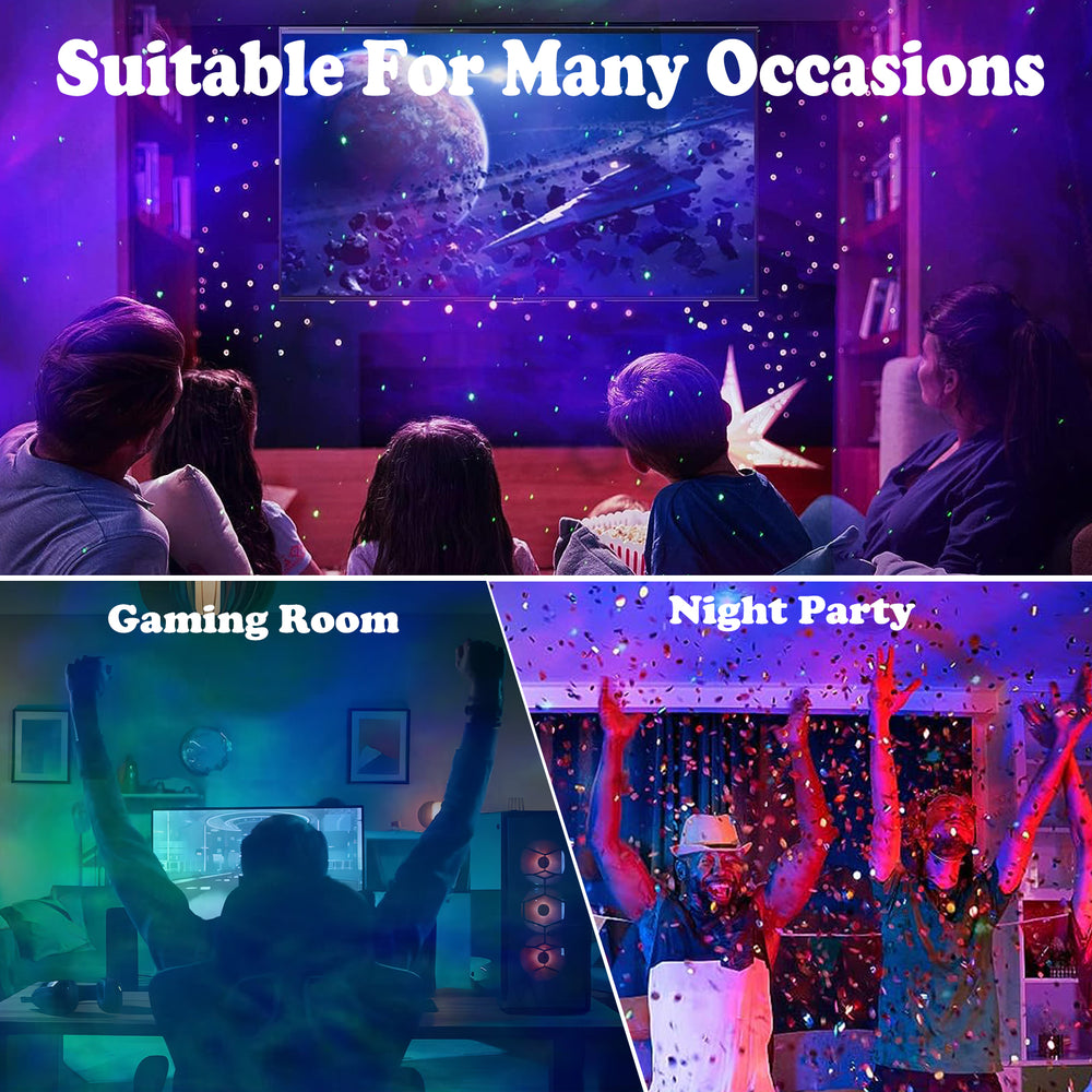 IC ICLOVER Astronaut Star Projector Night Light, Kids Room Decor Aesthetic, Galaxy Nebula Projector Light with Timer, 360°Adjustable with Remote Control, Space Gifts for Bedroom, Gaming Room