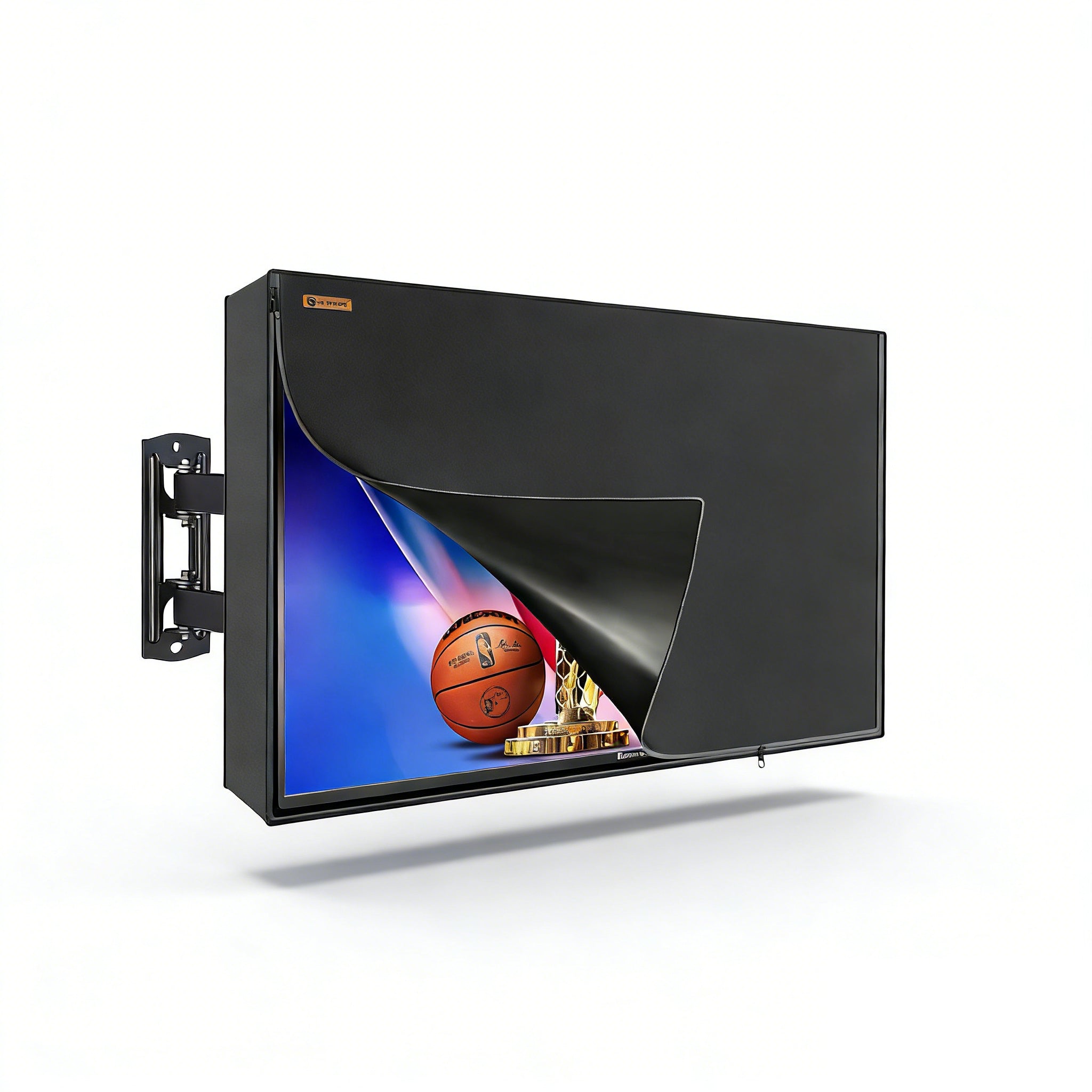 Outdoor TV Cover - 600D Heavy Duty Waterproof TV Protector with 3 Sides Full Zipper