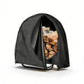 IC ICLOVER Firewood Log Hoop Cover | 24 Inch & 40 Inch & 48 Inch Outdoor Heavy Duty 600D Oxford Waterproof and Weather Resistant Patio Log Rack Cover | Wood Polyester Fabric Storage Holder Cover with Zipper