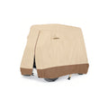 Golf Cart Cover | Waterproof Snowproof Golf Club Cover for 4 Passenger Seat Fit EZ GO | Club Car Precedent | Yamaha Drive Easy-On Golf Carts Cover with Rear Zipper Up to 112 Inch