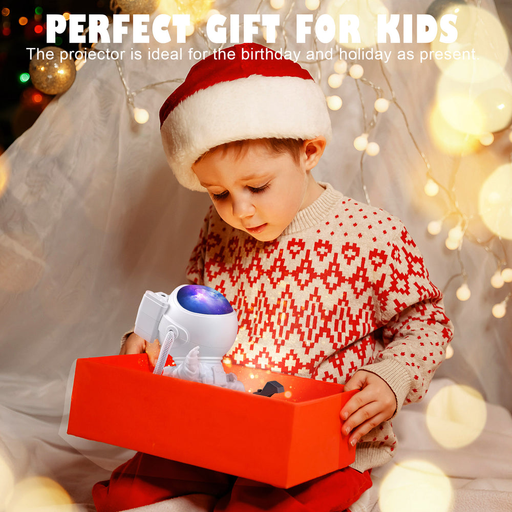 Astronaut Galaxy Projector Star Light, IC ICLOVER Space Buddy Projector Night Light, 360°Nebula Spacemen Projector with Remote Control, Space Lamp Gifts for Kids Bedroom Gaming Room Decor(Lunar Rover)