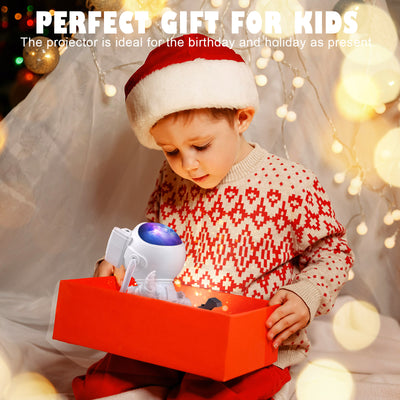 Astronaut Galaxy Projector Star Light, IC ICLOVER Space Buddy Projector Night Light, 360°Nebula Spacemen Projector with Remote Control, Space Lamp Gifts for Kids Bedroom Gaming Room Decor(Lunar Rover)