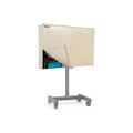 Mobile TV Stand Cover - Waterproof Outdoor Television Screen Protector with Side Zipper -Beige