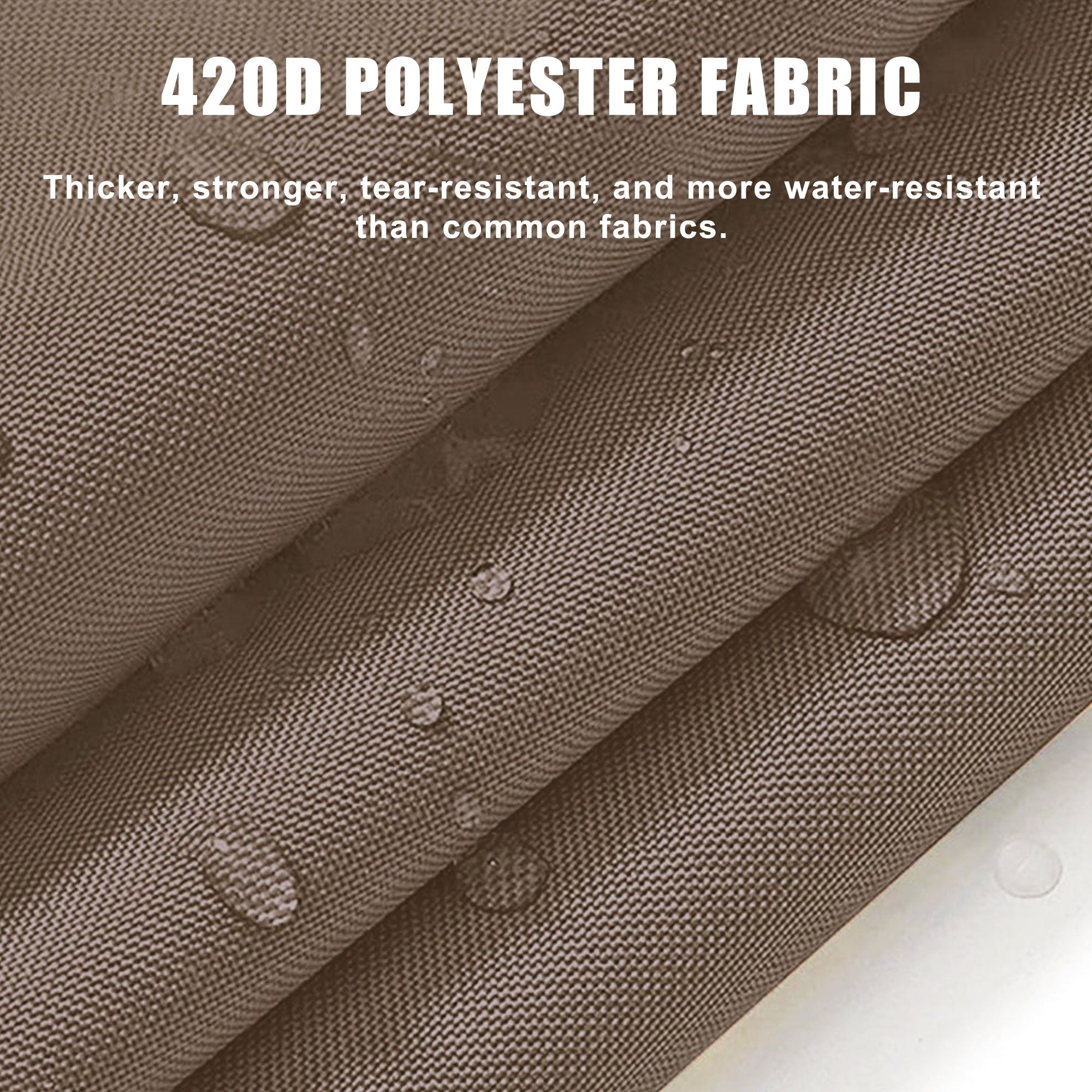 12' x 16' Rectangle Waterproof Sun Shade Sail, Sail Shades Canopy Cloth Shelter Cover, 95% UV Blockage & Water Resistant, Sunshade Awning Canopies Outdoor for Patio Garden Backyard Deck -Brown