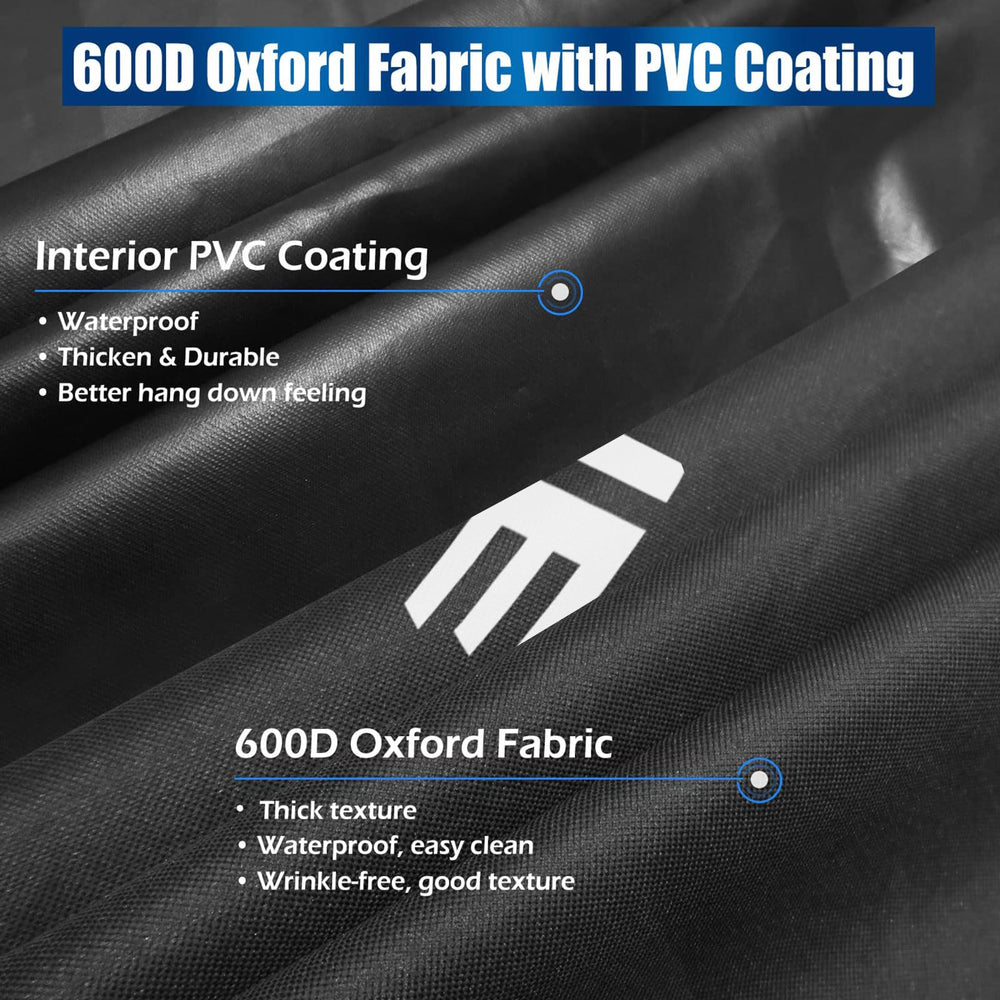 IC ICLOVER Rear Snow Cover, 600D Heavy Duty All Weather Back Window Shade, Full Protection from Snow, Ice & Frost, Winter Cover with Flaps and 4 Magnets, Fit Most Cars and Sedans