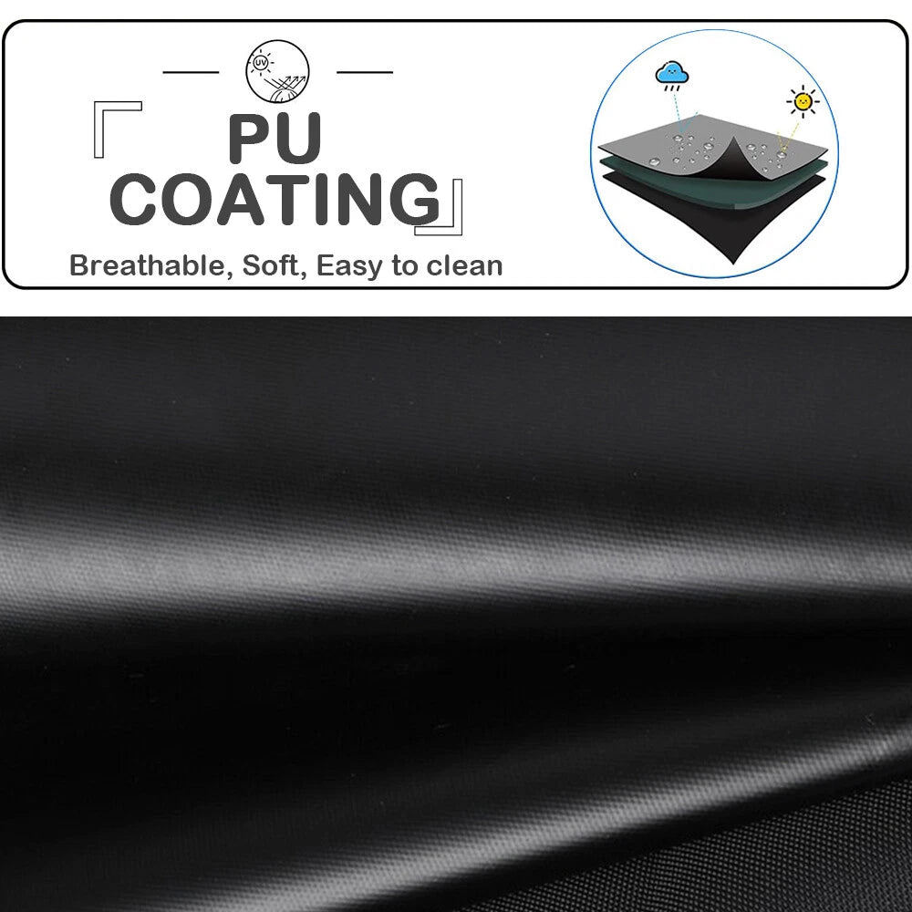 48" Grill Cover for Weber Spirit and Spirit II 200 Series Outdoor Gas Grills, Super Waterproof BBQ Cover, Tear &Fade Resistant Grill Cover for Weber with Adjustable Straps