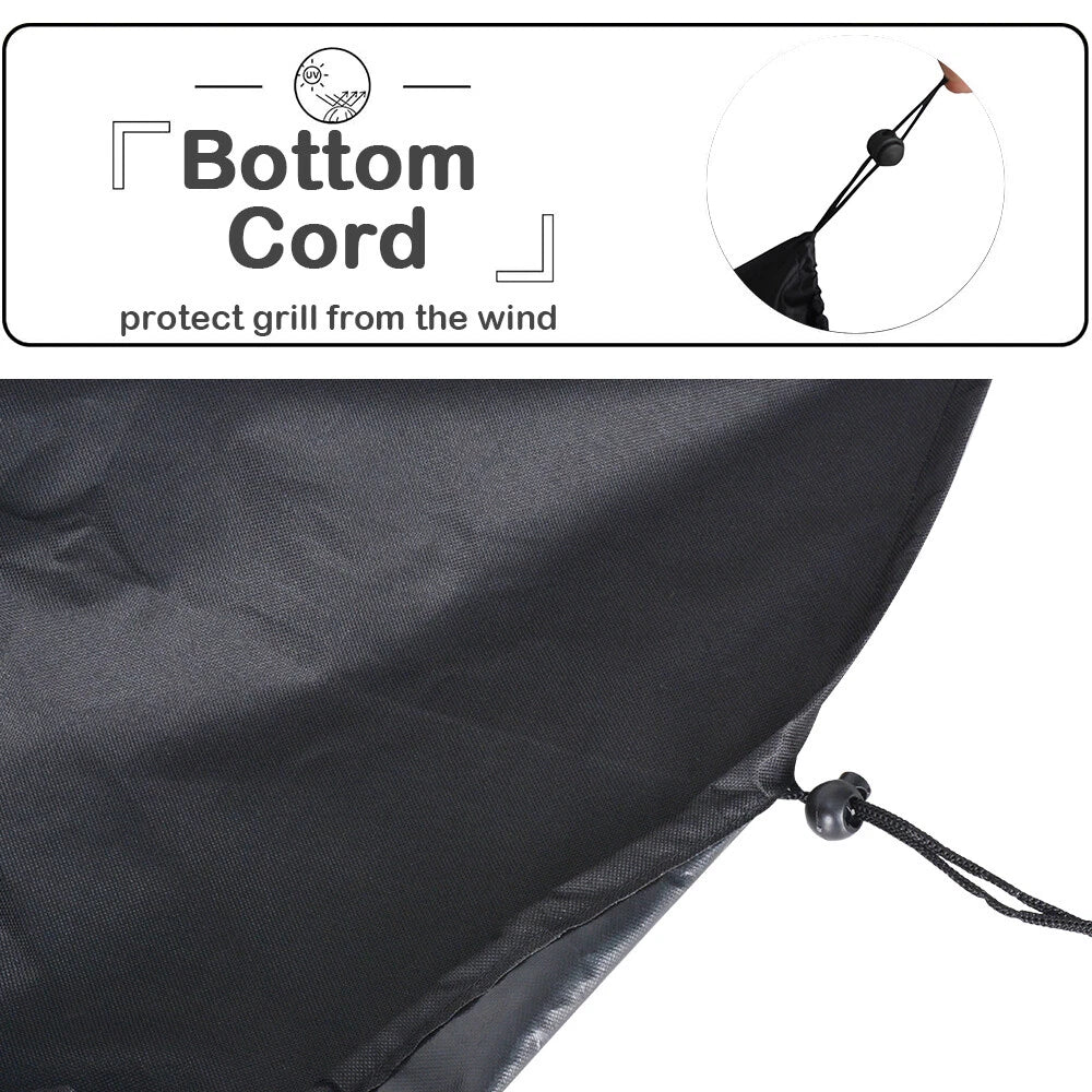 48" Grill Cover for Weber Spirit and Spirit II 200 Series Outdoor Gas Grills, Super Waterproof BBQ Cover, Tear &Fade Resistant Grill Cover for Weber with Adjustable Straps