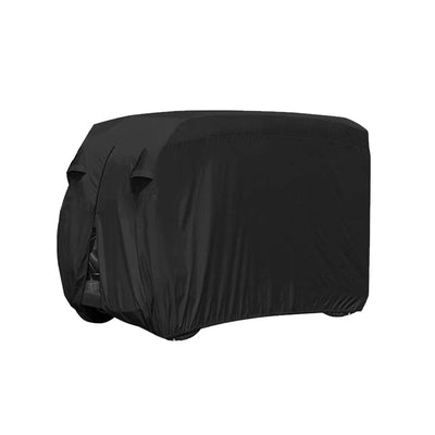 Golf Cart Cover | Waterproof Snowproof Golf Club Cover for 4 Passenger Seat Fit EZ GO | Club Car Precedent | Yamaha Drive Easy-On Golf Carts Cover with Rear Zipper Up to 112 Inch