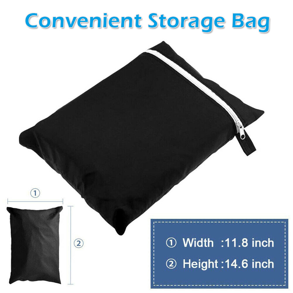 8ft Firewood Log Rack Cover Waterproof Outdoor Wood Storage Holder Cover Sun Dust Protector - Fireplace and Fire Pit Accessory