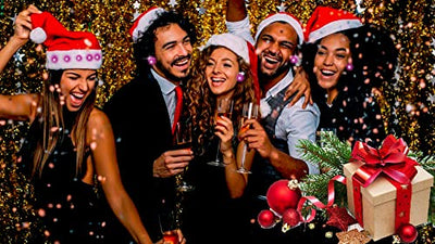 Purple LED Earrings, Cool Shiny Glowing LED Lighting Up Stylish Earring Studs Crown Shap, Christmas Thanksgiving Halloween Wedding Rave Dance Party Decoration, Gift for Women Men Boy Girl